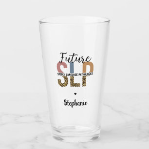 Copo De Pint Patologista Leopard de Discurso SLP Futuro Persona