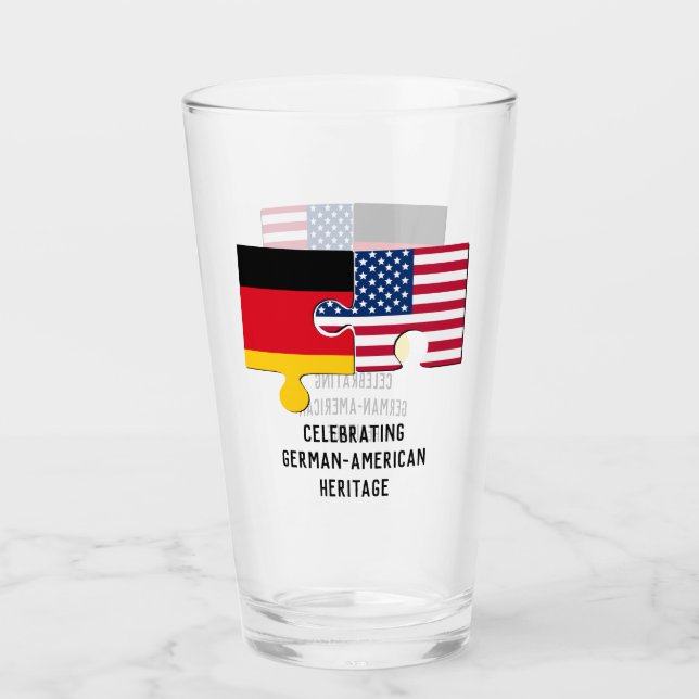 Copo De Pint Patrimônio Americano Alemão Personalizado (Frente)