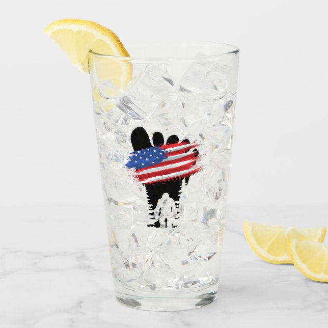 Copo De Pint Pé Grande 4 de julho.b (Gelo frontal)