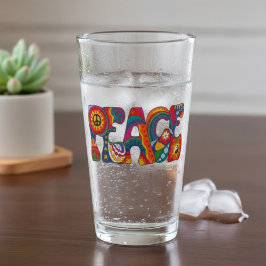 Copo De Pint Peace Glass