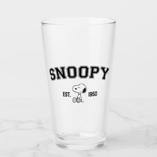 Copo De Pint PEANUTS | Vintage Snoopy - Est. 1950 (Frente)