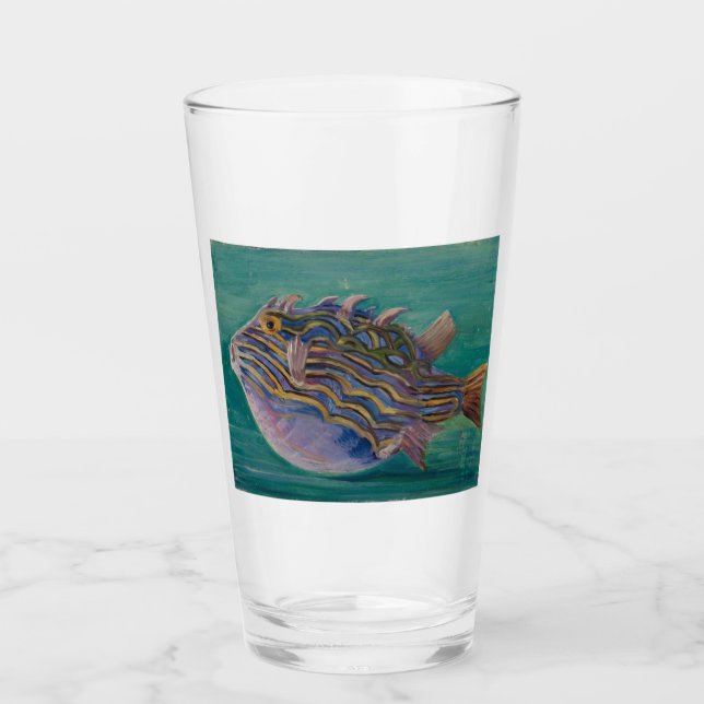 Copo De Pint Peixes Tropicais Exóticos (Submarinos) (Marianne N (Frente)