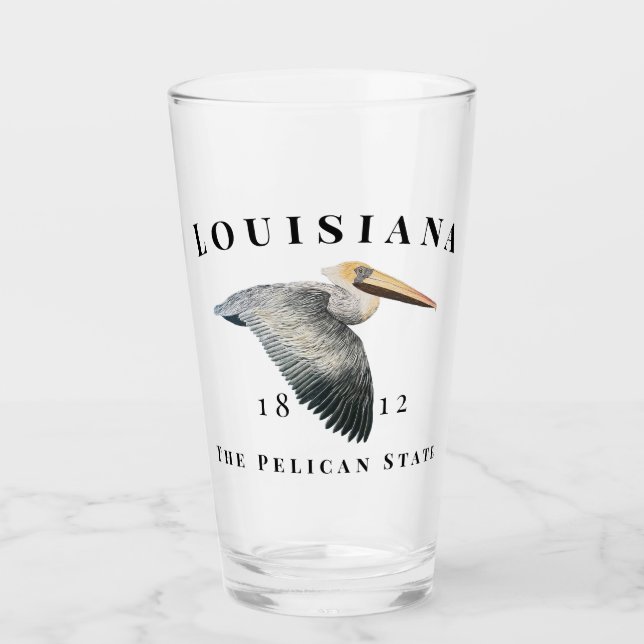 Copo De Pint Pelican State 1812 Glass (Frente)