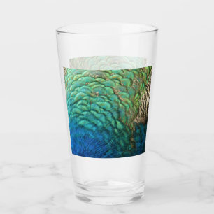 Copo De Pint Penas de Peacock I Abstrato