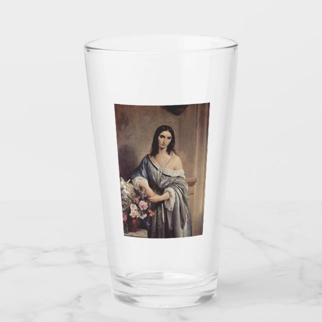 Copo De Pint Pensamentos melancólicos (por Francesco Hayez) (Frente)