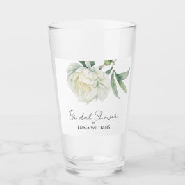 Copo De Pint Peônia Flor de Aquarela | Chá de Noiva