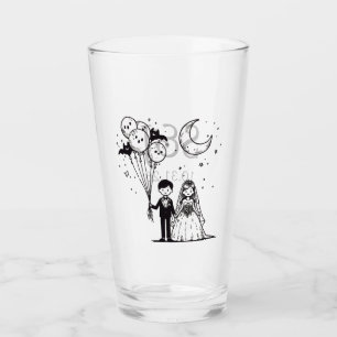 Copo De Pint Pequeno Casal Spooky