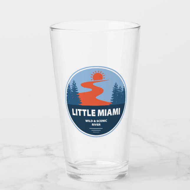Copo De Pint Pequeno Miami Wild E Rio Cênico (Frente)