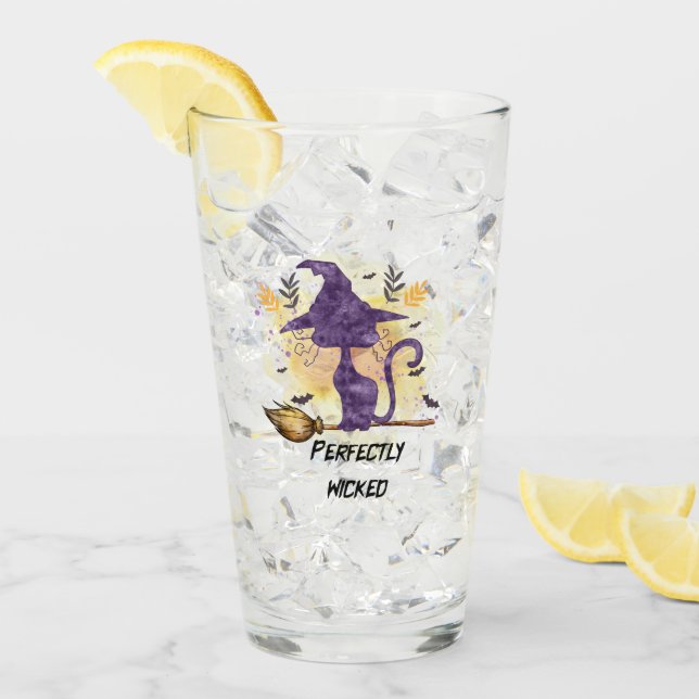 Copo De Pint Perfeitamente Mau - Negra Bruxa Gato (Gelo frontal)