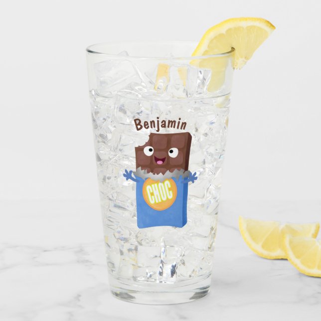 Copo De Pint Personagem de desenho animado bar doce de chocolat (Gelo traseiro)