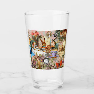 Copo De Pint personagens da festa de chá de Alice no País das M