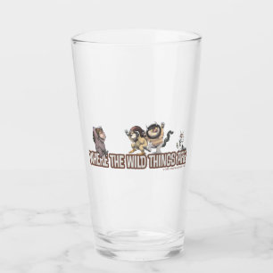 Copo De Pint Personagens de Onde Vivem os Monstros no Logotipo