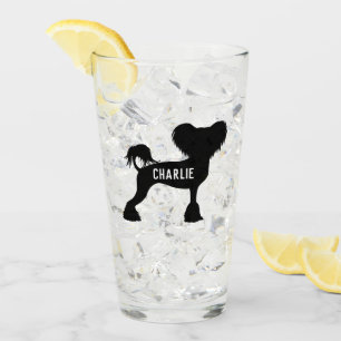 Copo De Pint Personalizado de Cachorro de Silhuette Crestie Det