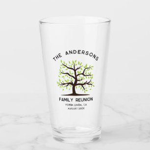 Copo De Pint Personalizado do Partido de Árvore de Genealogia d