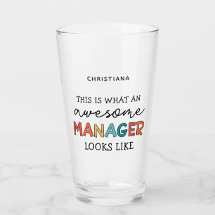 Copo De Pint Personalizado Gestor Retro Fantástico Funny