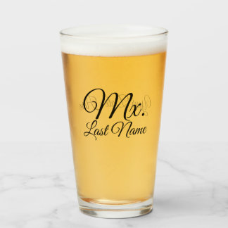Copo De Pint Personalizado Sr./Sra/Sra/Mx/Dr. Pint Glass