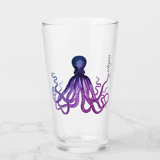 Copo De Pint Personalizar o Grande Tumbler - Octopus Miami (Frente)