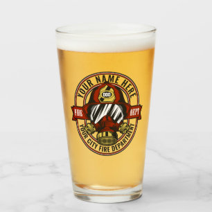 Copo De Pint Personalizar o NOME do Emergência de Fogo de Más
