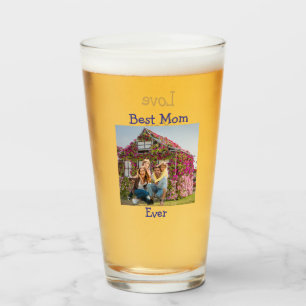 Copo De Pint Personalize a melhor taça de vidro da mamãe