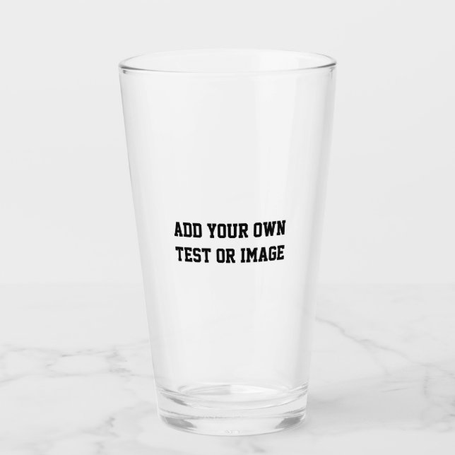 Copo De Pint Personalize seus próprios óculos (Frente)