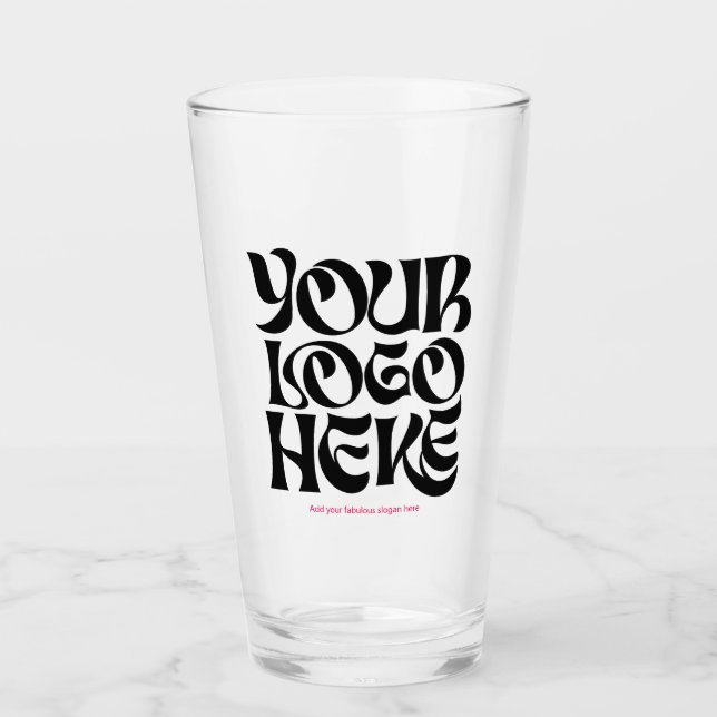 Copo De Pint Personalized Logo and Text Beer Glasses (Frente)