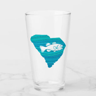 Copo De Pint Pesca de Ondas da Carolina do Sul