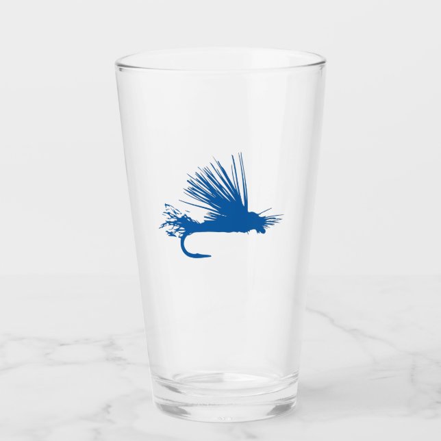 Copo De Pint Pescador de Voo Azul (Frente)