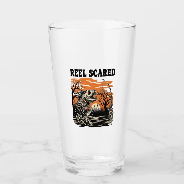 Copo De Pint Pescaria de Halloween para Bebês (Frente)