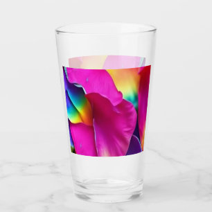 Copo De Pint Pétalas Rosa Rainbow
