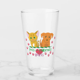 Copo De Pint Pets Deixam Pawprint