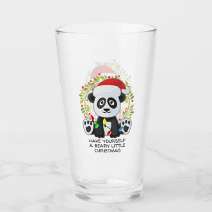 Copo De Pint Piada de Música de Natal Panda