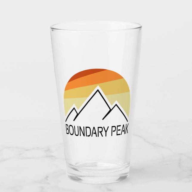 Copo De Pint Pico Boundary Nevada Retro (Frente)