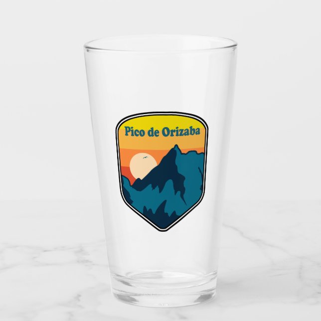 Copo De Pint Pico de Orizaba México Sunrise (Frente)