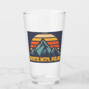 Copo De Pint Pico White Mountain Califórnia Turquesa Retro