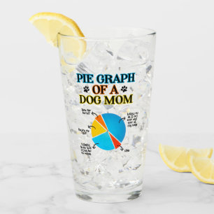 Copo De Pint Pie Graph de um Cão Mãe