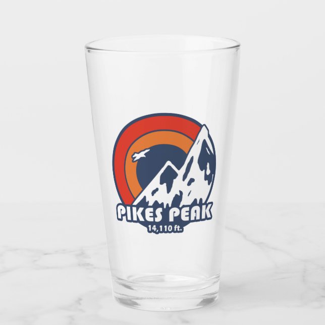 Copo De Pint Pikes Peak Colorado Sun Eagle (Frente)