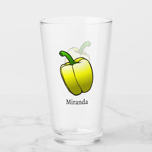Copo De Pint Pimentão Amarelo Maravilhoso (Frente)