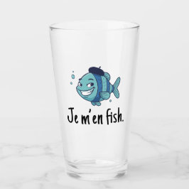 Copo De Pint Pint Glass - Je m'en fish