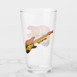 Copo De Pint Pinturas DG Sunset Lake Guitarra