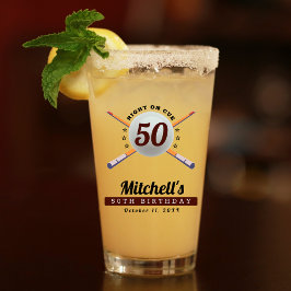 Copo De Pint Piscina Billiards 50ª Festa de aniversário