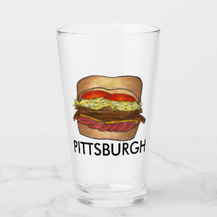Copo De Pint Pittsburgh PA Pensilvânia Coleslaw Fries Sandwich