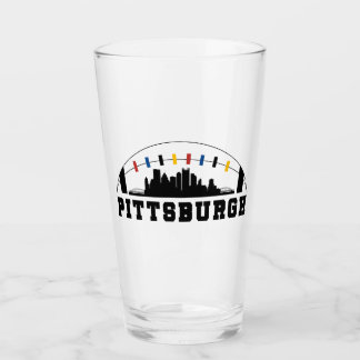 Copo De Pint Pittsburgh Skyline Futebol Glass