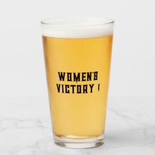 COPO DE PINT PODER DAS MULHERES! VIDRO