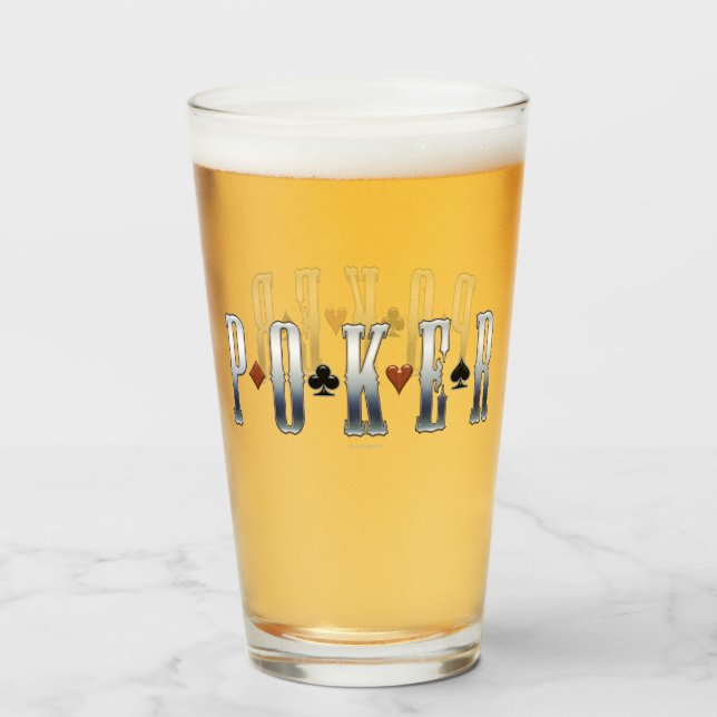 Copo De Pint Poker (Frente (Preenchido))