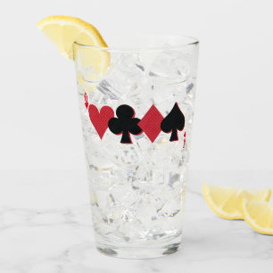 Copo De Pint Ponte e pôquer personalizados da placa de reprodu