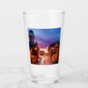 Copo De Pint Pôr do sol em Zurique, Suíça