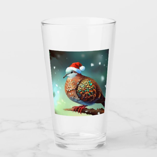 Copo De Pint Porta de Tartaruga de Natal 3 (Frente)