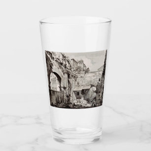 Copo De Pint Pórtico de Otávia Roma Arte Preto e Branco