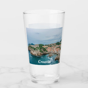 Copo De Pint Porto de Dubrovnik e vidro do centro da cidade