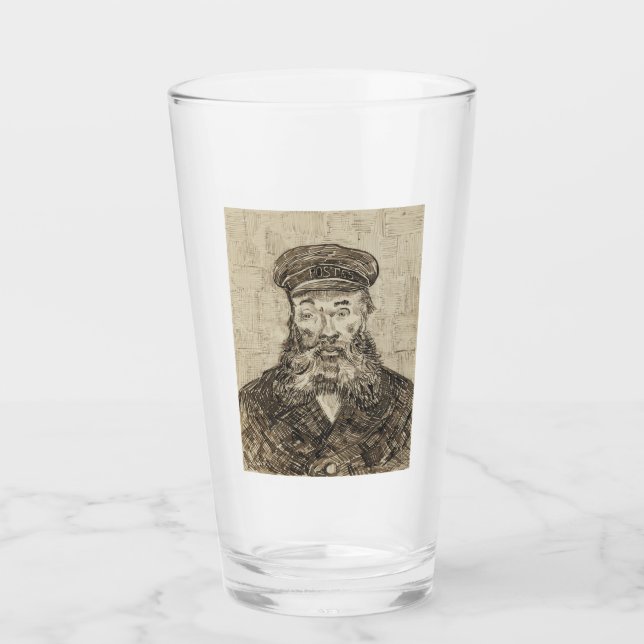 Copo De Pint Postman Joseph Roulin (Sepia Sketch) (por van Gogh (Frente)